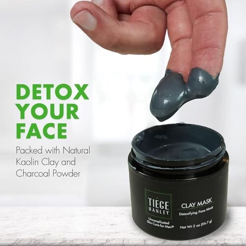 Men's Detoxifying Facial Clay Mask – 7 Benefits for Deep Cleansing & Oil Control - Image 2