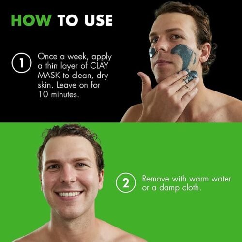 Men's Detoxifying Facial Clay Mask – 7 Benefits for Deep Cleansing & Oil Control - Image 3